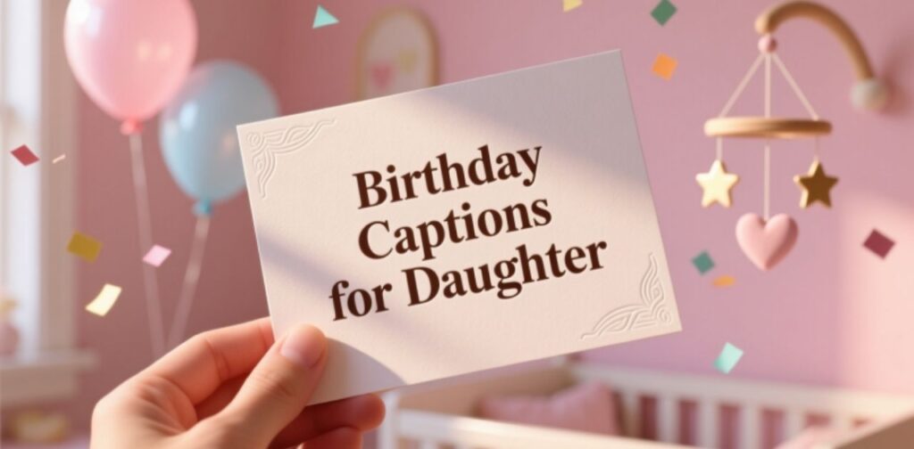Joyful and loving birthday captions for daughters to celebrate their special day with heartfelt wishes and love.