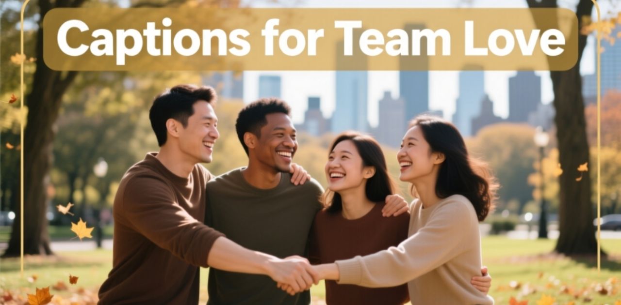 Heartwarming and Fun Captions for Team Love to Celebrate Friendship, Squad Moments, and Team Bonding