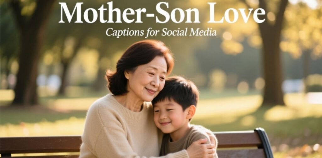 Mother-Son Love Captions for Social Media – Heartfelt and emotional Instagram captions to celebrate the bond between mother and son.