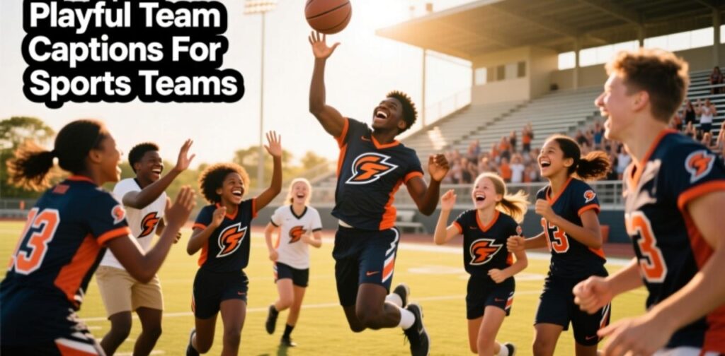 Playful Team Captions for Sports Teams to Showcase Team Spirit, Fun Moments, and Squad Bonding
