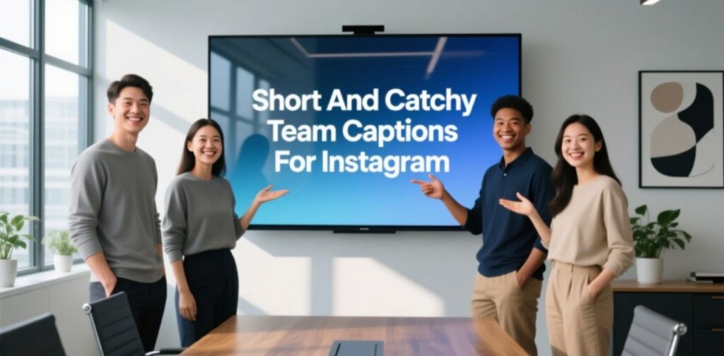 Short and Catchy Team Captions for Instagram to Showcase Friendship, Squad Moments, and Team Bonding
