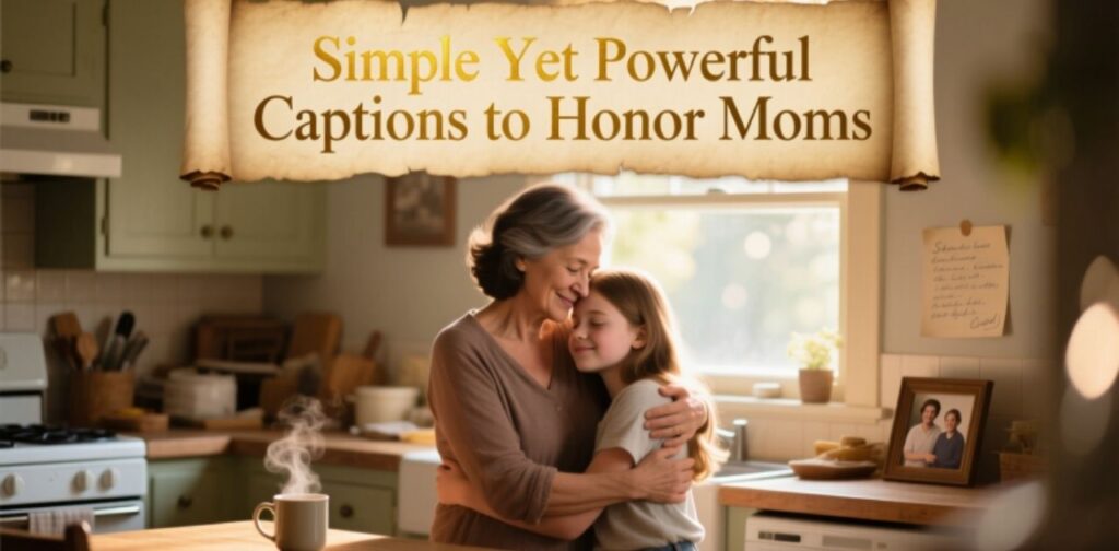 Simple Yet Powerful Captions to Honor Moms – Heartfelt and meaningful Instagram captions to celebrate and appreciate mothers.