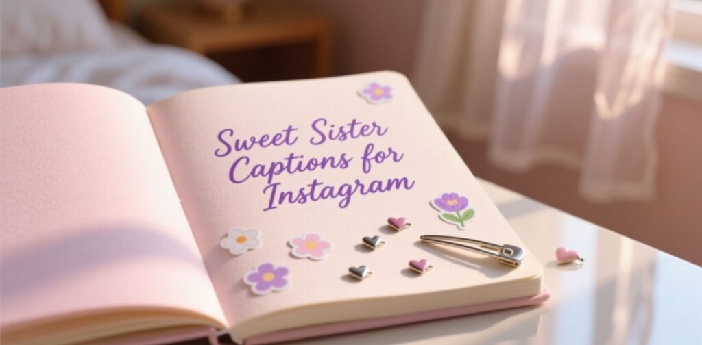 Sweet sister captions for Instagram to share cute, loving, and memorable moments with your sister.