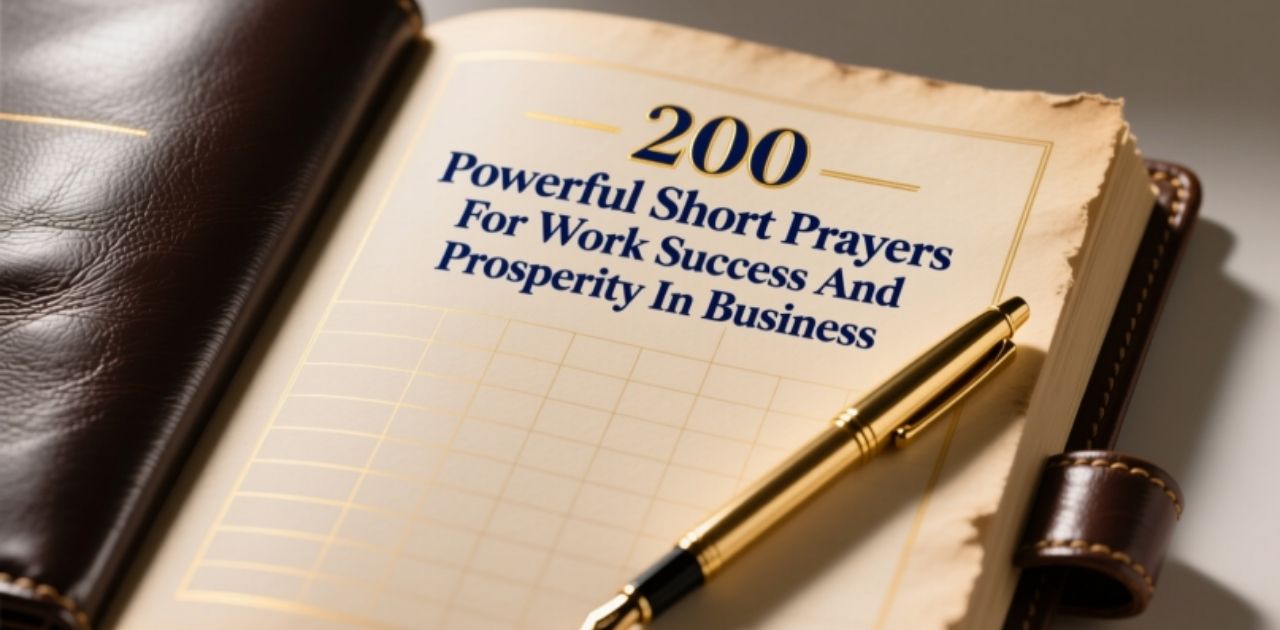 200 Powerful Short Prayers For Work Success And Prosperity In Business to boost career, focus, and divine blessings.
