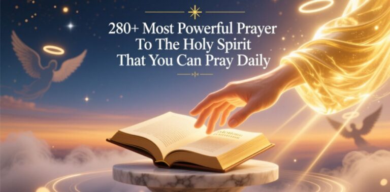 Powerful daily prayer to the Holy Spirit for guidance, peace, strength, and spiritual growth.