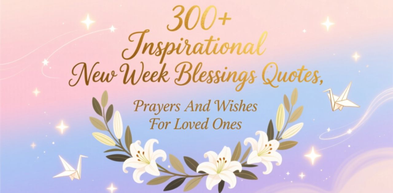 300+ inspirational new week blessings quotes, prayers and wishes for loved ones