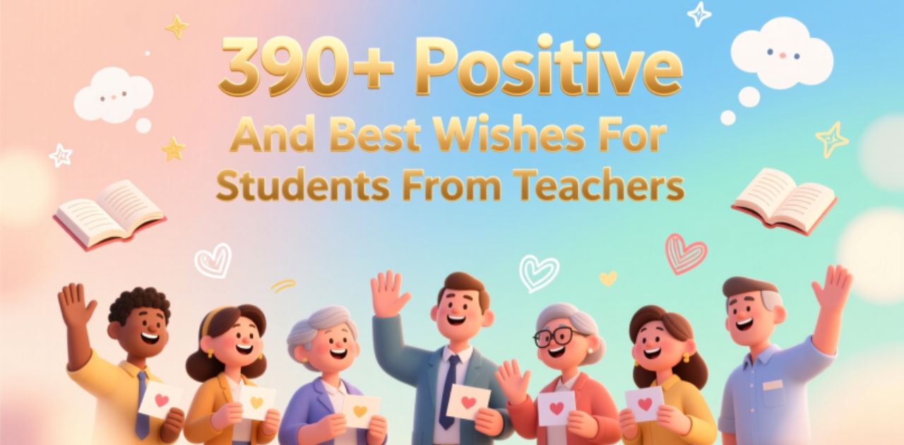 390+ positive and best wishes for students from teachers to inspire and motivate