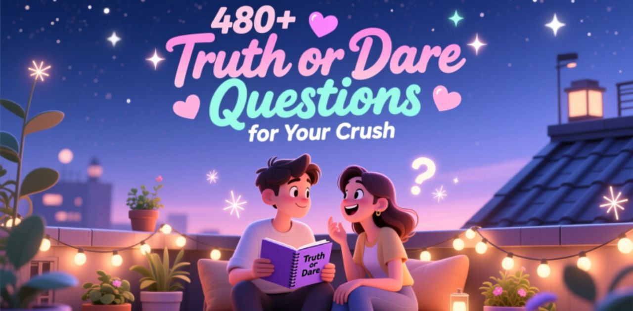 A collection of over 480 fun and flirty Truth or Dare questions to ask your crush.