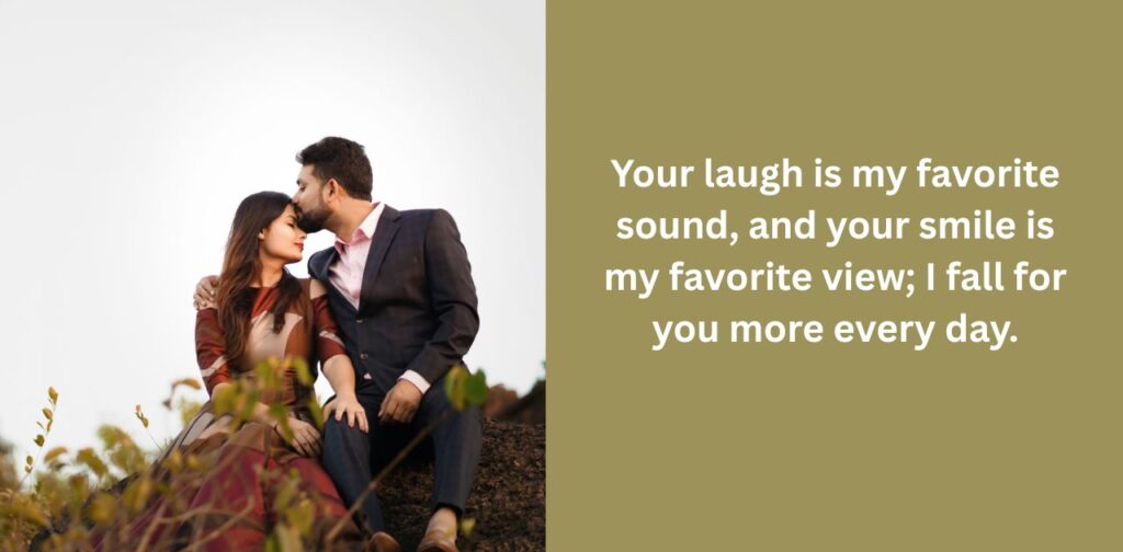 Image representing cute and romantic love messages to express affection and make her heart melt