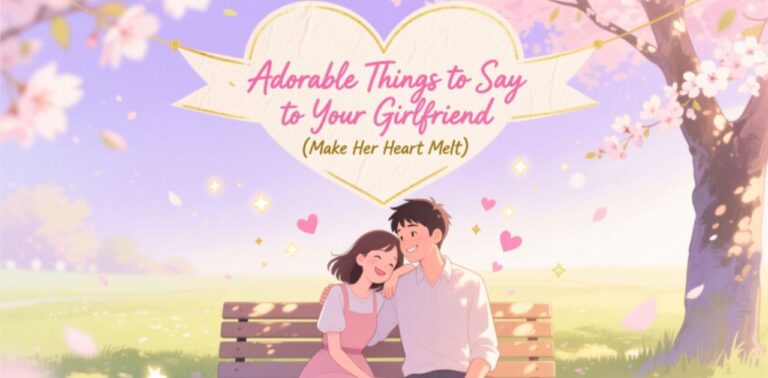 Adorable things to say to your girlfriend to make her heart melt and strengthen your romantic bond