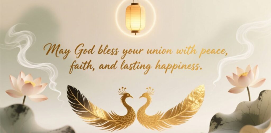 Anniversary blessings for couple with love, faith, and happiness