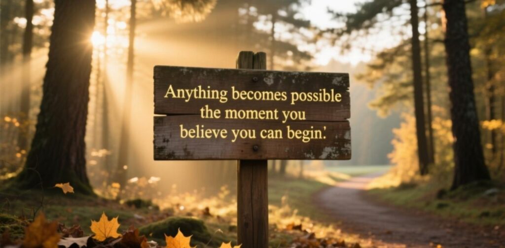 Anything Is Possible Quotes — motivational image showing limitless potential, hope, and determination breaking through obstacles.