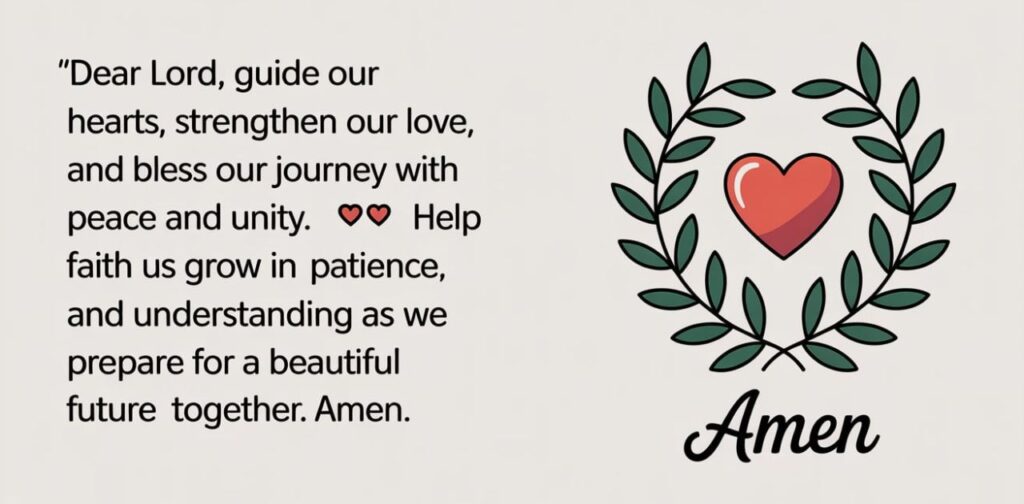 Sweet Short Prayer For Someone Special for couples before marriage to bring love, guidance, and blessings.