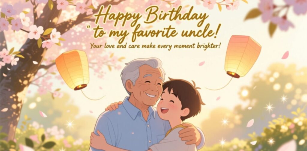 Favorite uncle birthday wishes filled with love and appreciation