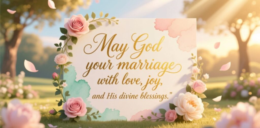 God’s blessings on a couple celebrating their wedding anniversary