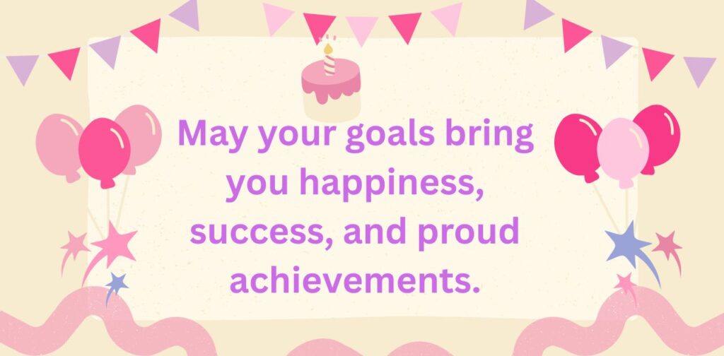 Happiness and success goals wishes for motivation and growth.