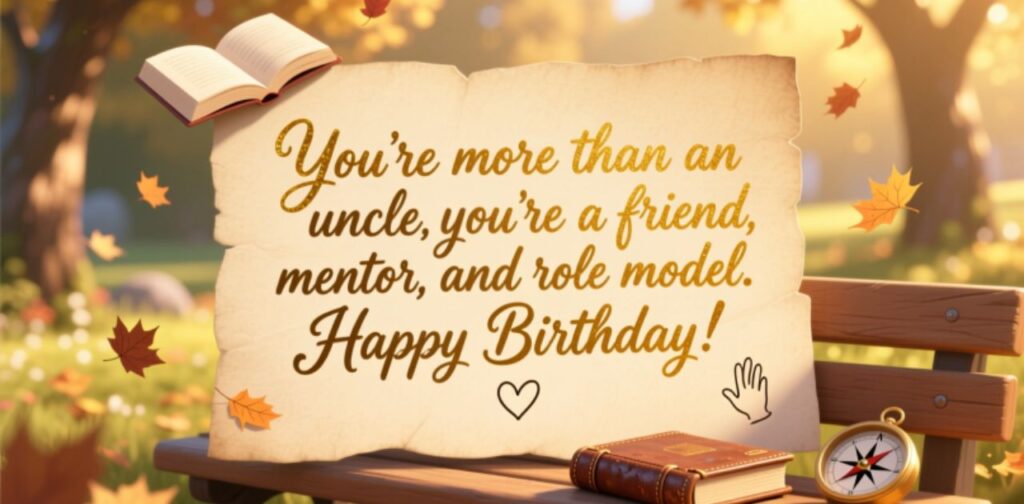 Heartwarming happy birthday quotes for uncle