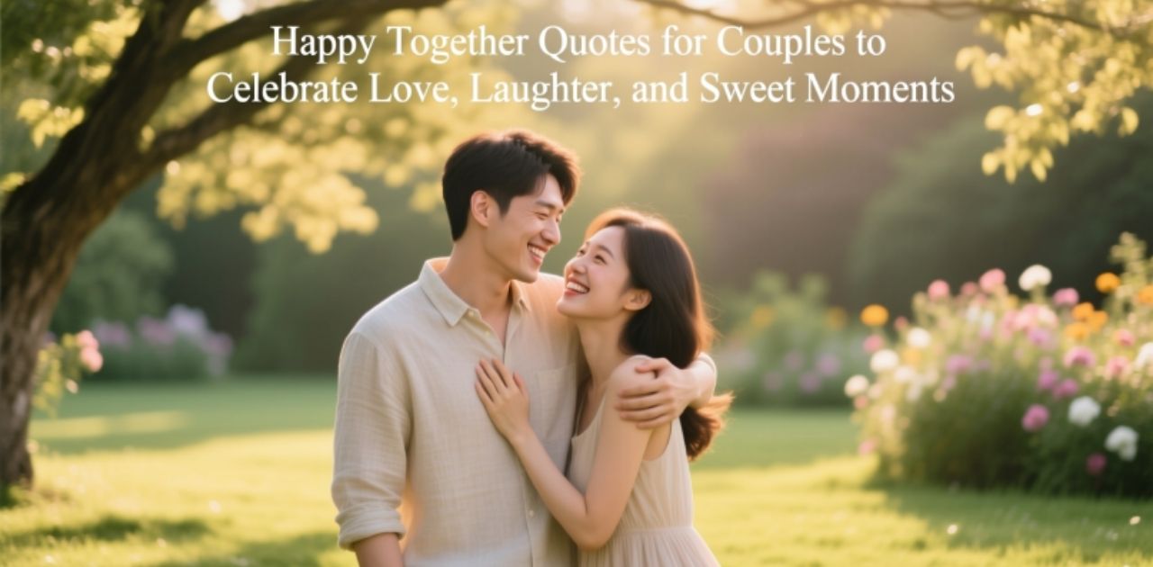 Couple sharing happy moments together with love, laughter, and joy – perfect for Instagram captions and romantic quotes.