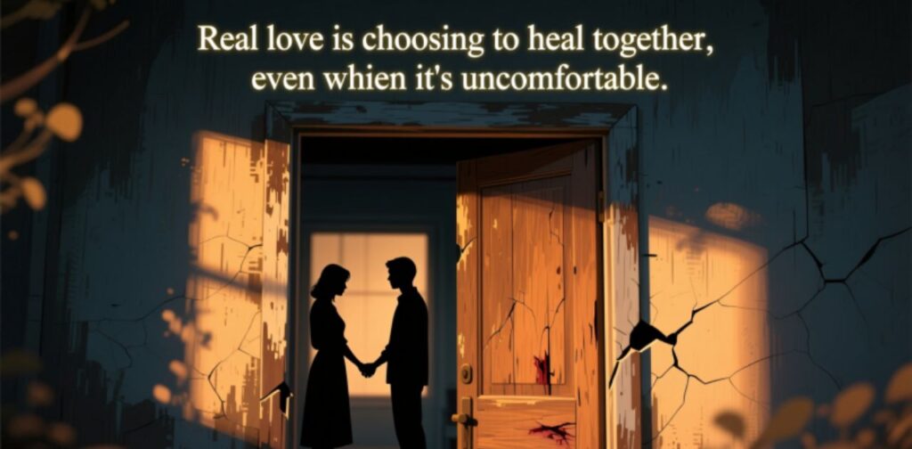 Healing and growth together symbolizing emotional support and mutual love