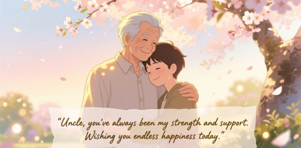 Heart touching birthday wishes for uncle expressing deep love and respect