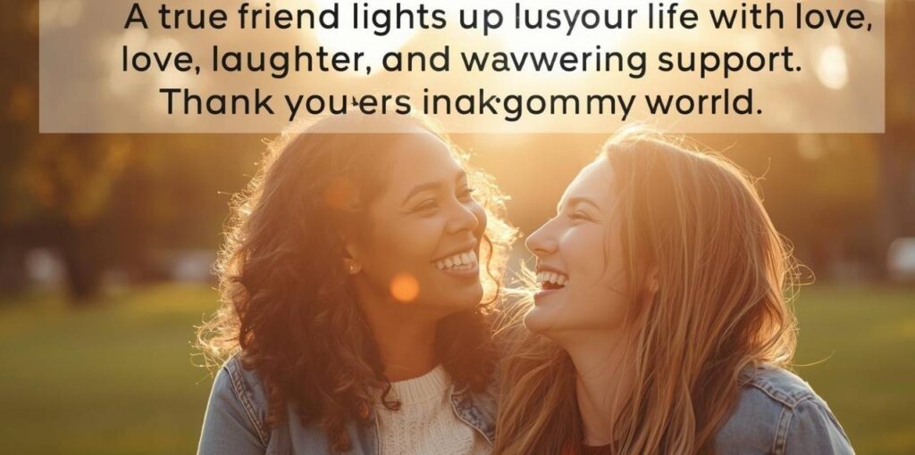 Heartfelt quotes to show love and appreciation for a true friend.