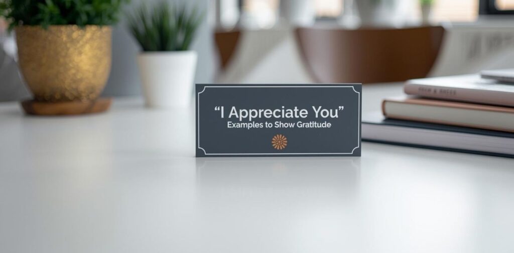 Examples and phrases to express appreciation, showing gratitude with heartfelt 'I appreciate you' messages.