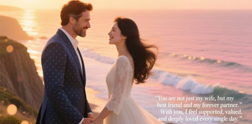 Long form love and trust messages for my wife expressing deep emotions, devotion, and emotional connection