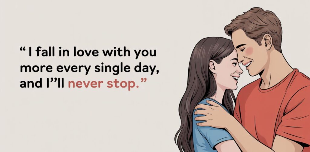 Love messages for girlfriend expressing affection and romance