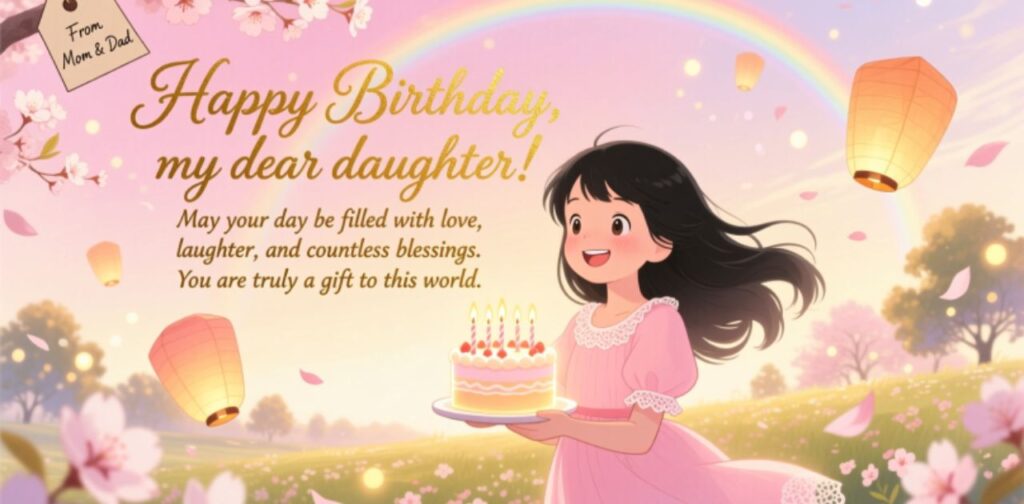 Heartfelt and meaningful birthday messages for your daughter to celebrate her special day with love and blessings.
