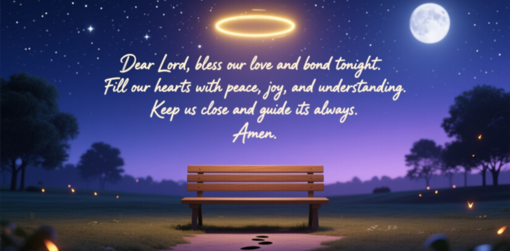 Night prayer for couples to strengthen love and bond