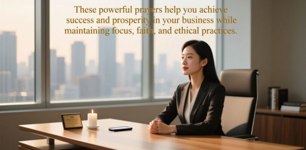 Powerful Prayers For Success And Prosperity In Business to boost work growth, focus, and divine guidance.
