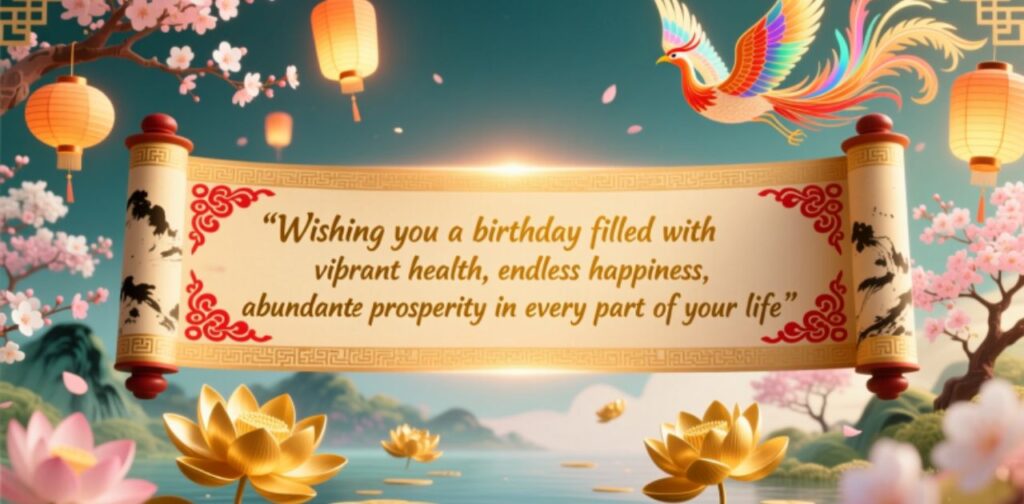 Prosperity and health wishes: May Your Birthday Be Filled with Lots of Joy and Happiness.
