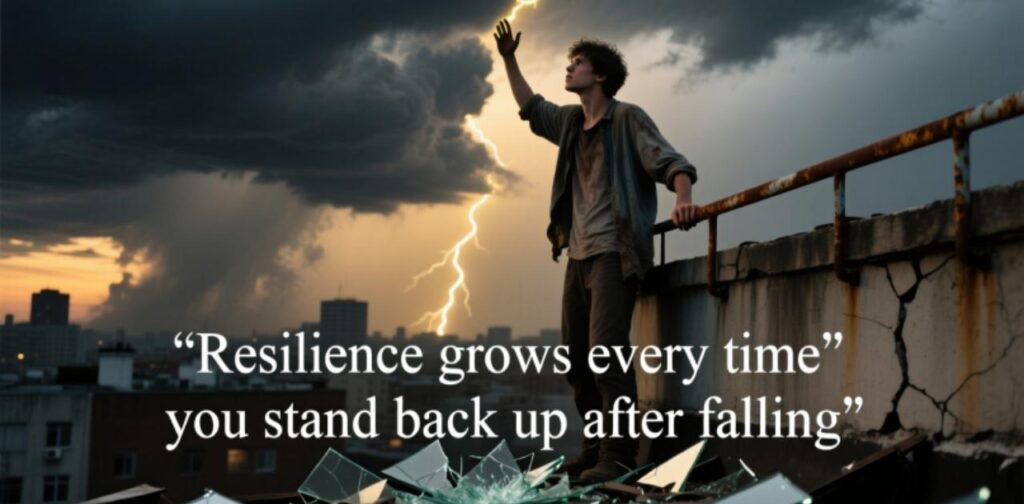 Quotes About Resilience in Adversity — image symbolizing strength, perseverance, and rising through difficult times.