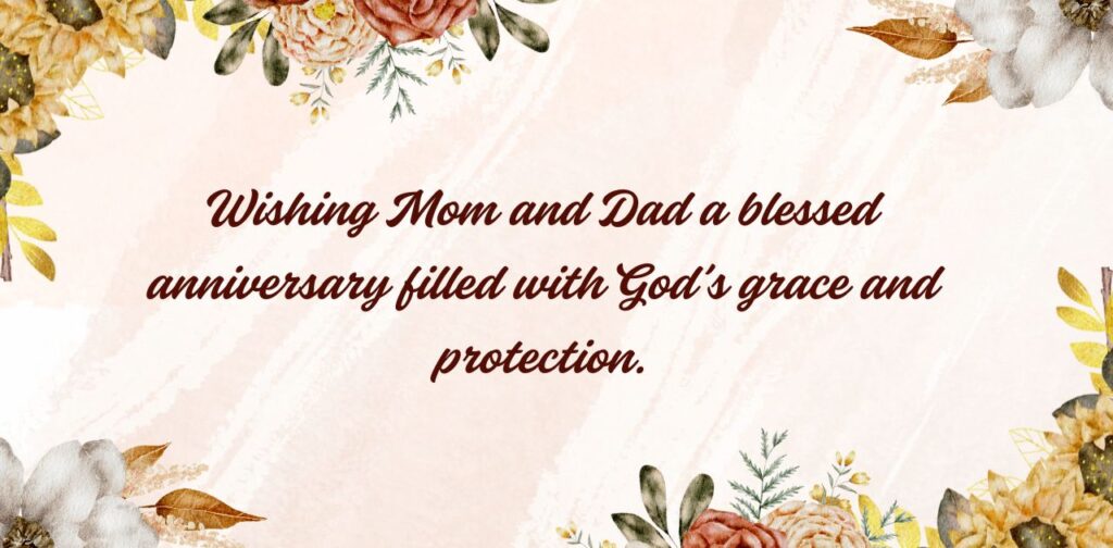 Religious anniversary blessings for parents filled with prayers, love, and gratitude.