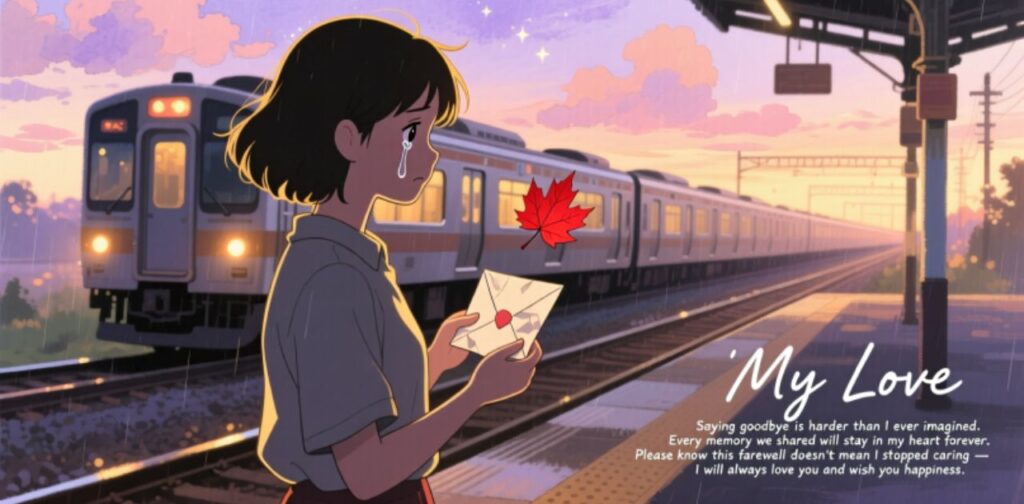 Sad goodbye letters to boyfriend expressing heartfelt emotions, love, and farewells during difficult times.
