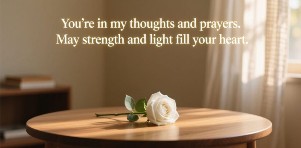 Sending Prayers and Positive Thoughts