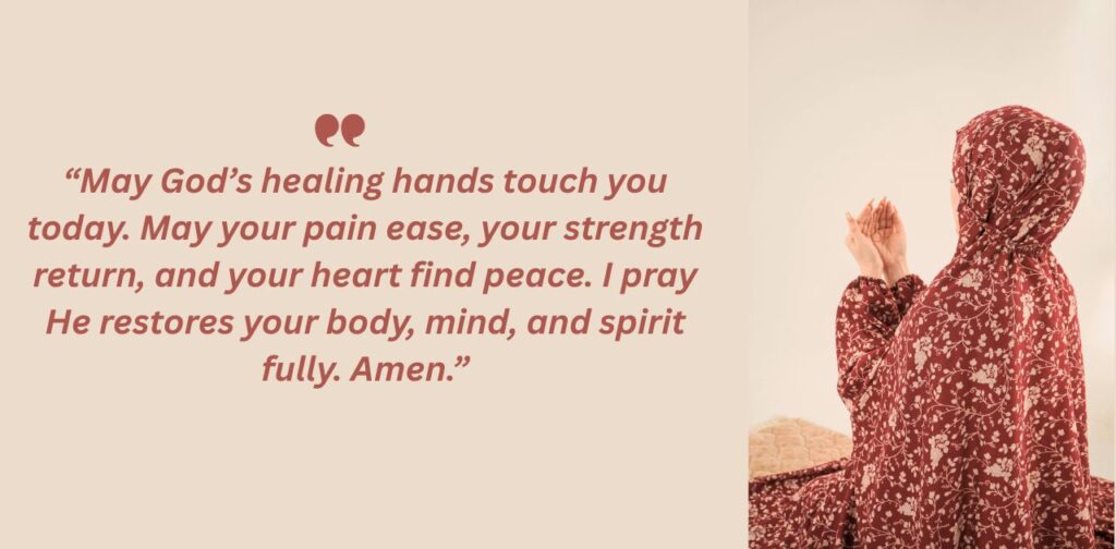 Sweet Short Prayer For Someone Special for healing and recovery to bring peace, strength, and comfort.