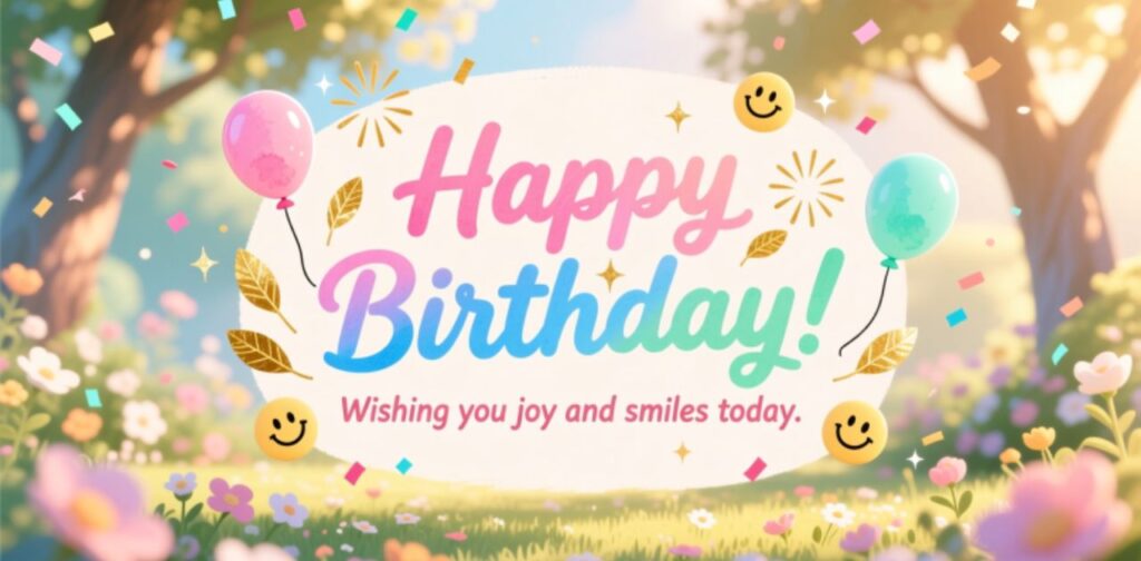 Simple and short birthday wishes with heartfelt meaning