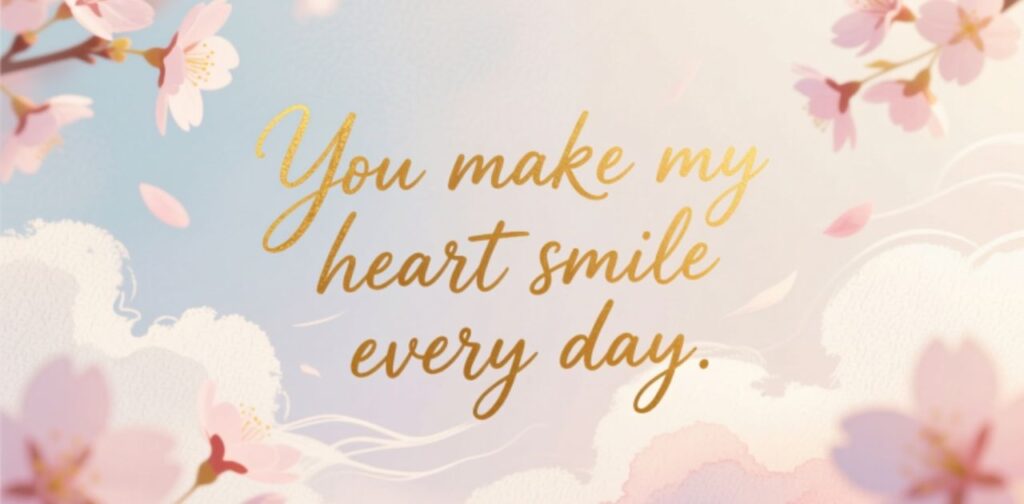 Sweet and romantic things to say to your girlfriend to make her feel loved.