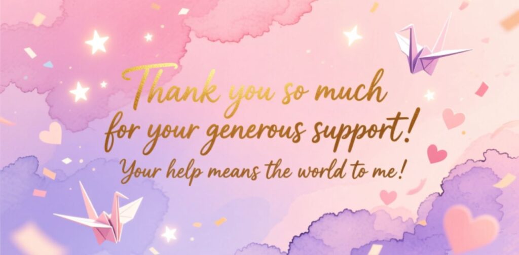 Short Thank You for the Money messages for family members to express gratitude.