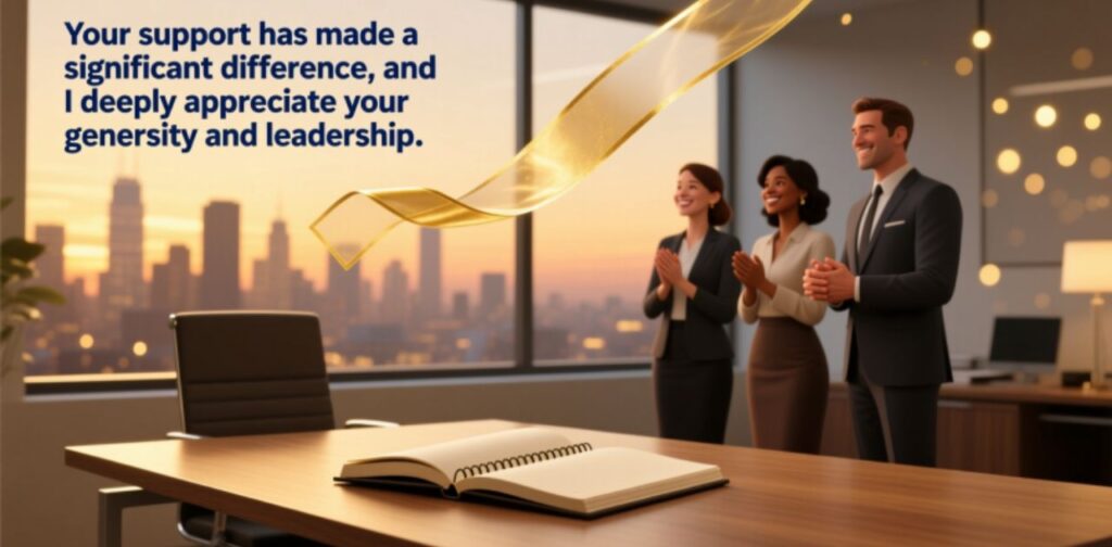 Thank You Messages for Money from boss to show appreciation."