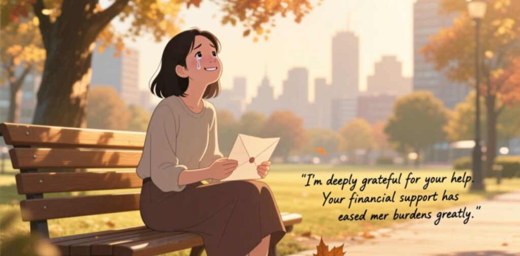 Short and sincere Thank You Messages for Personal Financial Support.