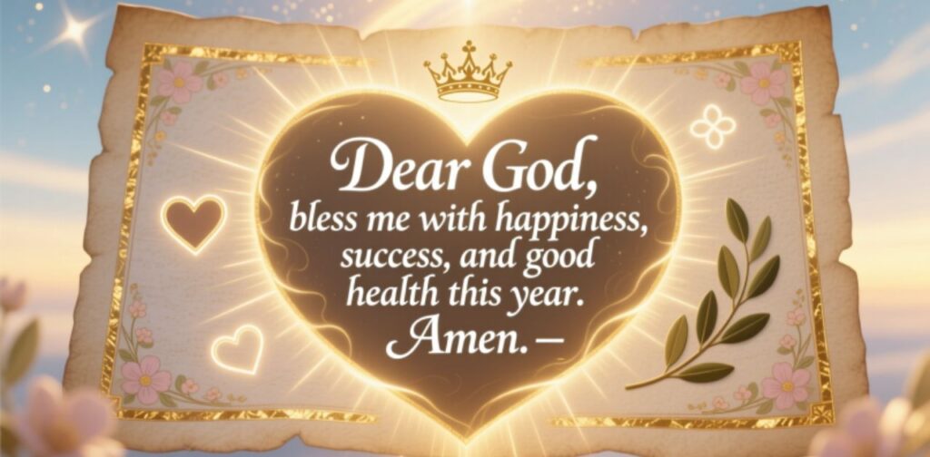 Short heartfelt birthday prayer for myself for happiness and success.