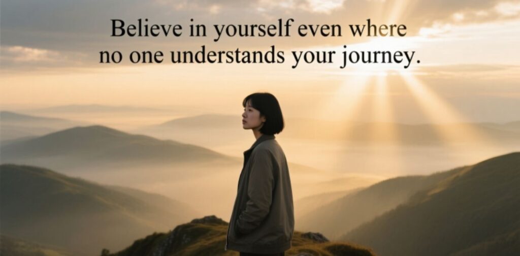 Underdog Quotes on Believing in Yourself — motivational image showing self-confidence, inner strength, and rising above doubt.