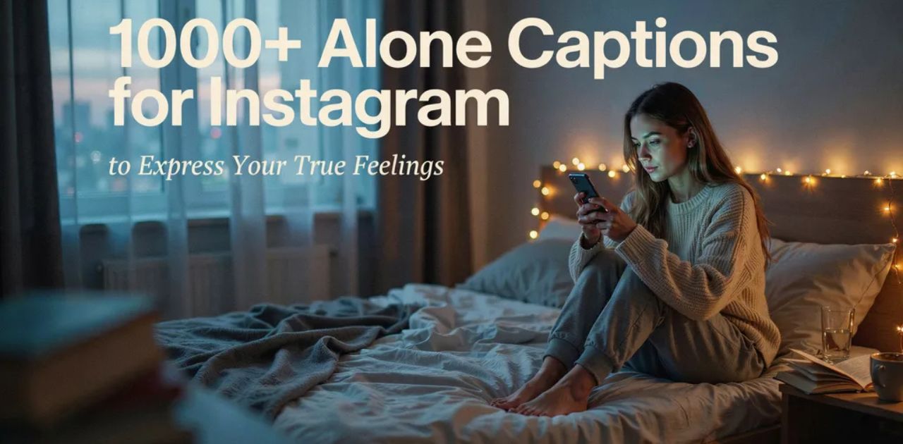 Alone Captions for Instagram featuring a peaceful moment of solitude and self-reflection.