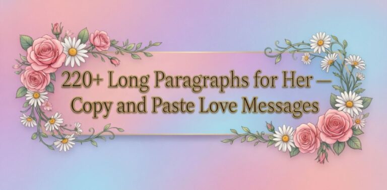220+ long paragraphs for her with romantic copy-and-paste love messages