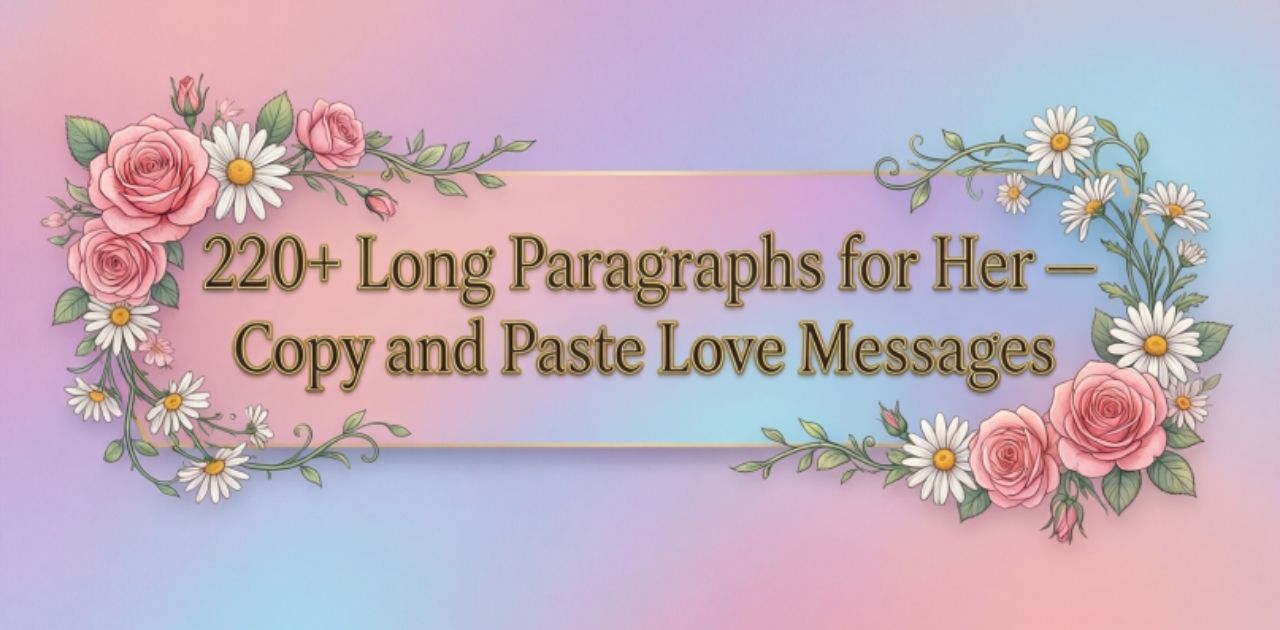 220+ long paragraphs for her with romantic copy-and-paste love messages