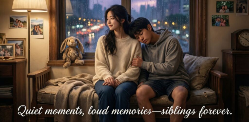 Aesthetic and stylish captions for brothers and sisters on Instagram, capturing sibling love, vibes, and cherished moments.