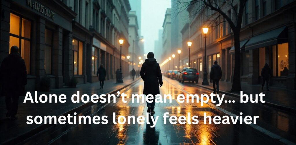 A collection of sad Instagram captions about feeling alone and lonely, expressing solitude, heartbreak, and emotional emptiness in a relatable way.