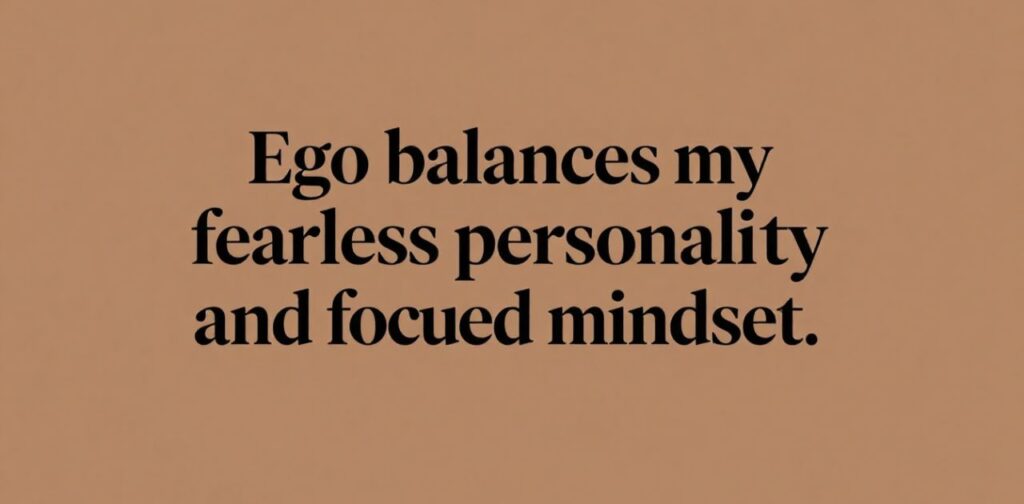 Attitude ego captions for Instagram showing bold confidence, self-respect, fearless mindset, and strong personality vibes.